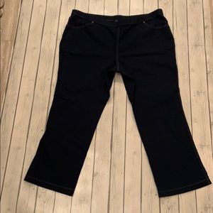 Plus Size Blue Jeans With Elastic Waist (4x)